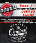 FleetLine HD Truck Front And Rear Shocks Fit Volvo VNL VNM VNR VNX VT And Mack Anthem CX CXN CXP CXU Proven Seal Image