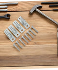 Heavy Duty Wall Mount Gate Hinges With 12.7mm Hole And Screws 4 Pieces Weather Resistant Iron Gate Hardware For Wood Or Metal Fences Multipurpose Post Hinge Kit For Outdoor Use, with screws