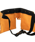 Premium Leather Tool Belt For Men Heavy Duty Adjustable Carpenter Belt Fits 33 To 48 Inch Waist Pouch For Framers Handymen Electricians