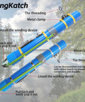 Diagram of Upgraded Portable Fishing Catapult Rod With Reel For Saltwater And Freshwater Ultra Compact Telescopic Lure And Bait Launcher