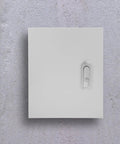 Durable Plastic Electrical Junction Box 25 By 30 By 14 Cm Vertical Enclosure on wall