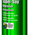 Super Soy Degreaser Heavy Duty Biodegradable Cleaner Non Flammable Low Odor NSF K1 Registered For Meat And Poultry Plants Aerosol Can 15 Ounce Net Weight Pack Of 12