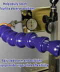 Four Piece Inspection Mirror Kit With 17.5 Inch Reach showing adjustable arm and mirror in tight spot
