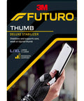 Product packaging of Deluxe Thumb Stabilizer For Strong, Comfy On The Go Support, Improves Stability With Moderate Stabilizing Power