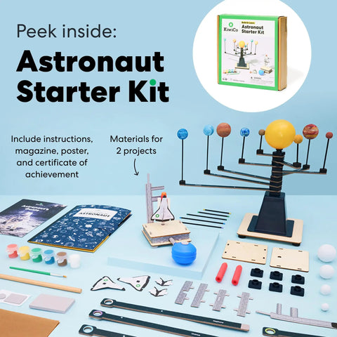 Science Explorer Gift Bundle For Kids 5-9: Geologist, Astronaut And Paleontologist Kits, Hands On STEM Projects, Space And Earth Science Fun, Build, Explore, Dig And Learn astronaut starter kit with project parts and instructions