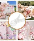 20 Pack Crystal Clear Balloon Arch Clips Plastic Spring Clamps Hold Backdrops Tight For Valentine's Day Wedding Birthday Party Decoration And Holiday Crafts That Are Super Cool. Transparent plastic clip for balloon arch setups
