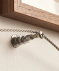 Heavy Duty Zinc Alloy Drywall Anchor Kit With Self Drilling Screws 30 Pack mounted on wall