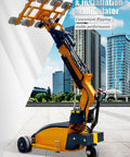 Industrial Electric Glass Lifter Offering Hardcore Vacuum Suction Grips And Multi Cup Handles for slick installations outdoors.