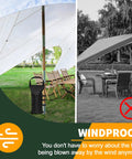 Heavy Duty Canopy Sand Bags 4 Pack 120 Lb Capacity 47 X 24 Cm Weights For Gazebo Pop Up Tent And Garden Umbrella Easy Clip On Wind