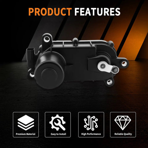 Heavy Duty Straight Swap Intake Manifold Runner Control Motor Drop In Replacement For Hyundai, side view with highlighted features.