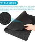 Six Pack Urinal Mats For Men Grippy Non Slip Floor Pads For Busy Commercial Restrooms Ultra Absorbent And Waterproof Gray Heavy Duty