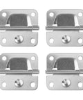 Stainless Steel Camping Cooler Hinge Replacement Kit 4 Pcs Heavy Duty Hinges For Outdoor Freezer DIY Cooler Repair Hardware