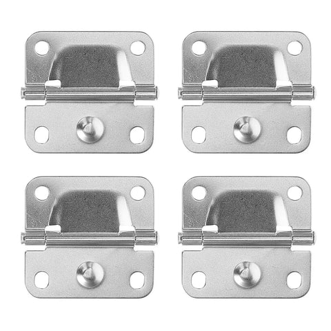 Stainless Steel Camping Cooler Hinge Replacement Kit 4 Pcs Heavy Duty Hinges For Outdoor Freezer DIY Cooler Repair Hardware