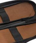 Interior view of Rugged Waterproof Sword Case With Padded Lining And Shoulder Strap, featuring straps and solid padded lining.