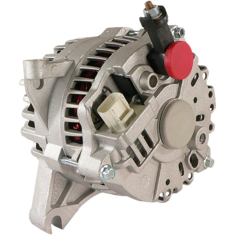 Beefed Up Alternator for Ford Expedition 2003 2004 Lincoln Navigator 5.4L 4.6L showing internal components and external features.