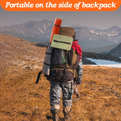 All Purpose Utility Sled For Effortless Hauling Of Ice Fishing Gear Firewood Duck Hunting Gear And Fishing Equipment Orange Built Tough For Rough Terrain Boss Level Haul