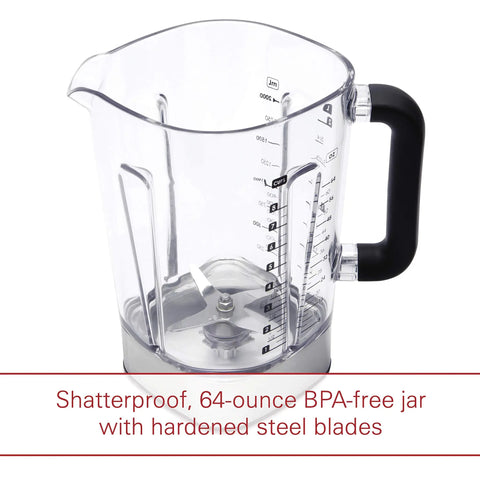 32 Oz Blender Jar For Wolf Gourmet High Performance Blenders WGBL100S WGBL110S WGBL120S WGBL200S WGBL134S Compact Size