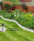 66 Feet Long Five Point Five Inch High Landscape Edging Border With 100 Spikes Flexible Plastic No Dig For Flower Beds Lawn