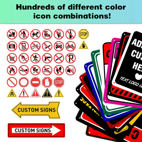 Colorful Dope Custom Metal Signs For Office And Home Bar Indoors Or Outdoors Personalize With Text Or Image Logo 12 By 8 Inch
