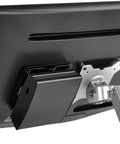 Rock Solid NUC Mounting Bracket for Back of Monitor with VESA Arm Extension Plate visible from the side