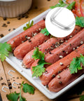 Bulk 4000 Piece Aluminum U Shaped Sausage Casing Clips And Nail Clippers For Rapid Batch Production Fast Changeover Tools on sausages.