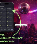Supercolor Smart LED Strip Lights 10 Foot Kit With Multizone RGB And Tunable White, app control and music sync feature displayed.