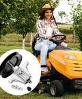 Bulletproof Blade Spindle Assembly Fits Craftsman Cub Cadet Troy Bilt 42 Inch Riding Lawn Mower Deck shown with mounting hardware.