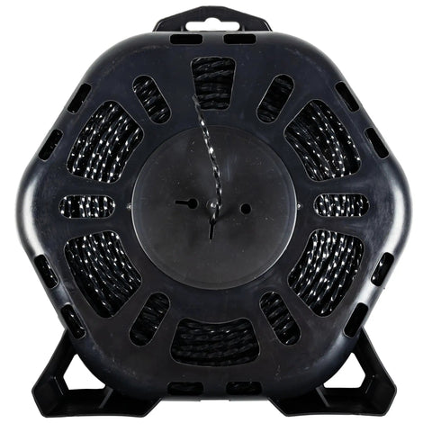Donut Shaped Twisted String Trimmer Line,.095 Gauge, 1 Lb Spool, 253 Feet, Black Diamond Pro, front view