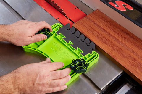 Professional Grade Eva Featherboard And Push Stick Tool Set for accurate board tracking on table saws.