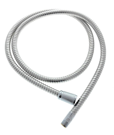 Pull Out Replacement Shower Hose 59 Inch Chrome Finish No-Fuss Easy Fit For Grohe Hand Shower Faucets Compatible With Ladylux