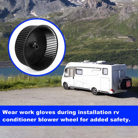 RV Blower Wheel Replacement for Air Conditioners, Compatible With Duo Therm Frigidaire Models, Fits 3313107033 3313107