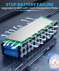 Heavy Duty 24V 15Ah LiFePO4 Battery Pack For DIY Electric Scooters And Vehicles with heat dissipation plate and blue cells.
