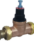 1 Inch Double Union Pressure Regulating Valve Push To Connect Brass Plumbing Fittings Works With PEX Copper CPVC PE-RT HDPE Piping No-Fuss Install Built Tough PRV
