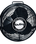 12 Inch Powder Coated Steel Wall Mount Fan Black, 1360 CFM Industrial Cooling Fan with 9ft Power Cord, Pull Cord Switch, ETL OSHA Compliant