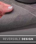 Absorbent Coffee Mat For Countertops 12 By 18 Inch Spill Catcher Pad showing reversible design and texture close-up.
