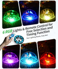 RGB LED lighting display for All In One Pond Filter Kit With U V Clarifier, 660 GPH Pump, Built In Fountain