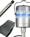 Pro Grade Flexible Shaft Motor Kit with Handpiece and Foot Pedal 110V High Speed 20000 RPM Ball Bearing Drive for Jewelry