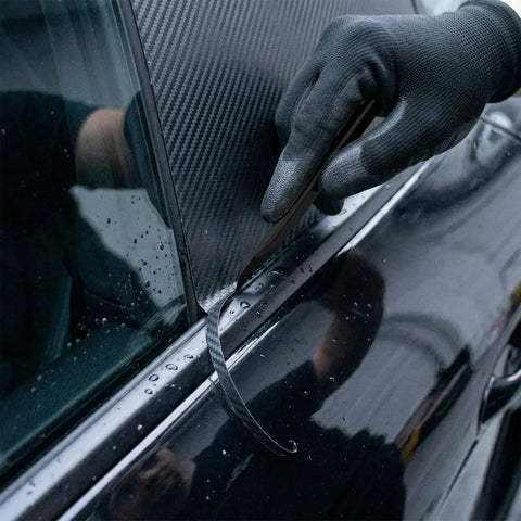 Applying Vinyl Wrap Heat Gun Kit For Car Wrap And Window Tint Includes 110V 1800W Heat Gun Plastic Squeegees Magnetic Holder Gloves