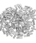 Stainless Steel Shelf Pegs Set 150 Pieces 5mm Heavy Duty Cabinet Pins With Nickel Finish Flush Edge Design Concealed Mount