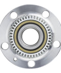 Front view of Wheel Bearing And Hub Assembly Fits Volkswagen Jetta Beetle Golf City And Audi TT 1998 To 2011 with durable steel construction