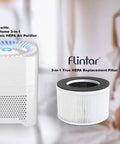 Replacement True HEPA Filter Set For hOmeLabs 4 In 1 Compact HEPA Air Purifier HME020020N AKJ050GE shown with air purifier