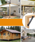 Heavy Duty 45 Degree Inside Mount Angle Support Bracket 2 Pack For Patio Gazebo Treehouse And Backyard Projects Beefed Up Triangular Corner Brace For Tight Fit And Superior Load Bearing mounted on outdoor patio structures