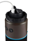 OneSource Rechargeable Camping Gear Set With Camp Shower Cordless Vacuum Portable Fan Bluetooth Speaker And Air Pump Powered By A Single Battery System For All Day Power On The Go, close-up of USB charging port