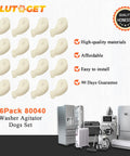 80040 Washer Agitator Dogs Kit 16 Pack Replacement For Whirlpool Kenmore KitchenAid Washers AP3119063 ABS plastic