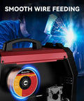 Pro Grade MIG Welding Wire ER70S-6.030 Inch (0.8mm) Copper Coated Mild Steel GMAW Wire for Smooth, Low Splatter Welds