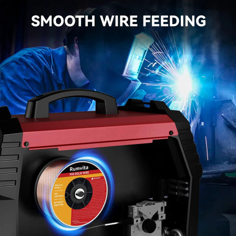 Pro Grade MIG Welding Wire ER70S-6.030 Inch (0.8mm) Copper Coated Mild Steel GMAW Wire for Smooth, Low Splatter Welds
