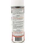 Back view of Tungsten Disulfide Dry Lubricant Aerosol Spray 13 Oz Pack Of 4 Pro Grade, showing label and details.