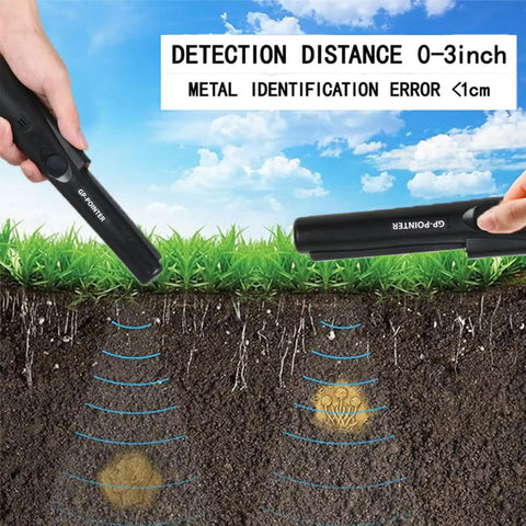 Handheld Metal Detector Pinpointer Hit The Spot Search Tool For Beach And Backyard Snags High Sensitivity Vibration Buzz Fast Finds Zero Sweat Searching For All Levels