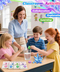 Children using Crystal Growing Science Kit For Kids 16 Piece Party Favors Totally Great For Classrooms Goodie Bags And Holiday Gifts