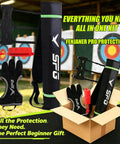 All In One Archery Starter Kit For Beginners And Pros Leather Arm Guard 3 Finger Archery Gloves Back Quiver Arrow Puller